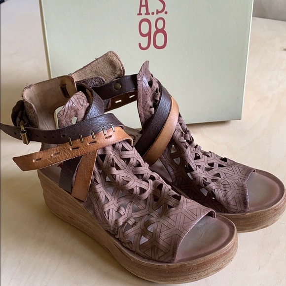 A.S 98 wedge sandals - Picture 1 of 5